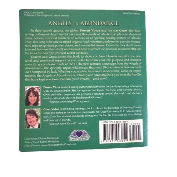 Angels of Abundance Book by Doreen Virtue OOP Soft cover Book - Picture 2 of 2